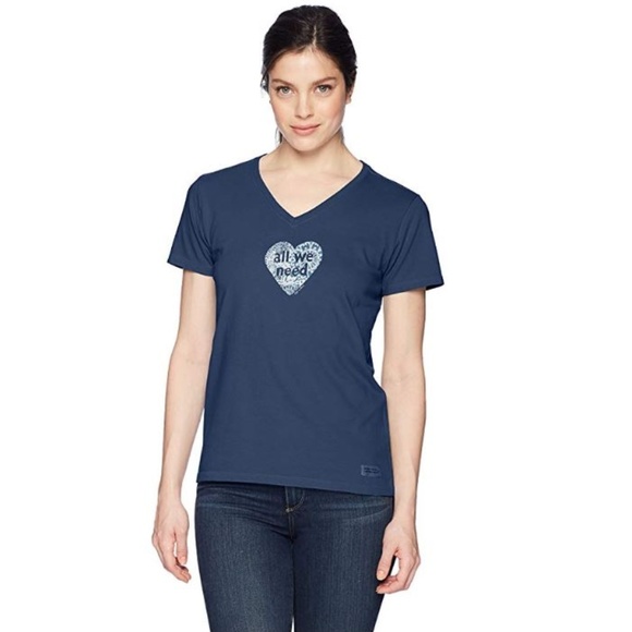 Life Is Good Tops - Life is Good Womens Graphic All We Need